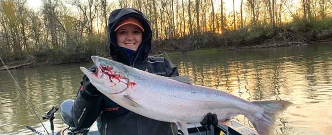 Salmon fishing Portland Oregon